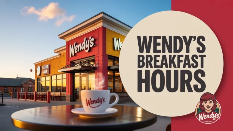 Wendy’s Breakfast Hours