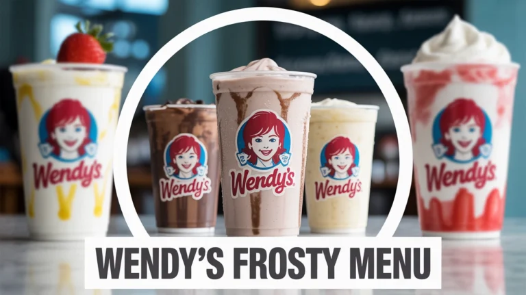 Wendy’s Frosty Menu