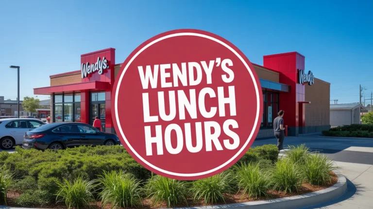 Wendy's Lunch Hours